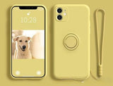 Liquid Silicone Cute Case for iPhone