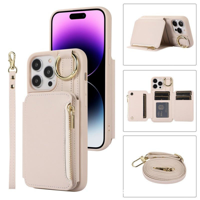 Leather Card Holder Case for iPhone