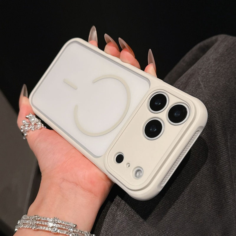 skin feel matte magnetic all inclusive case for iPhone