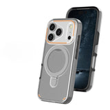 Magsafe magnetic bracket anti fingerprint case for iPhone