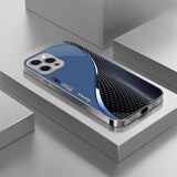 Electroplated Tempered Glass Premium Case fot iPhone