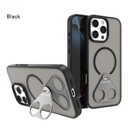 Rotating stand frosted case for iPhone