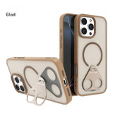 Rotating stand frosted case for iPhone