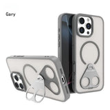 Rotating stand frosted case for iPhone