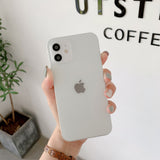 Ultra Thin Matte Hard Phone Case For iPhone