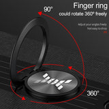 Soft Silicone Frame Magnetic Ring Holder Case For iphone