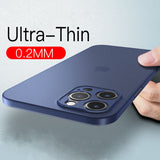 Translucent Ultra Thin PC Matte Case For iPhone.