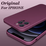 Shockproof Liquid Silicone Soft Case For iPhone