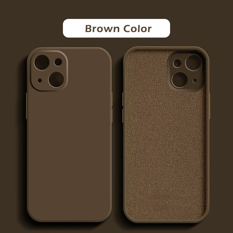 Shockproof Liquid Silicone Soft Case For iPhone