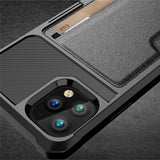 Card Pocket Anti-knock Magnetic Case for iPhone