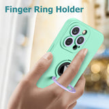 Silicone Ring Holder Shockproof Case For iPhone