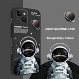 Astronaut Angel Silicone Case For iPhone