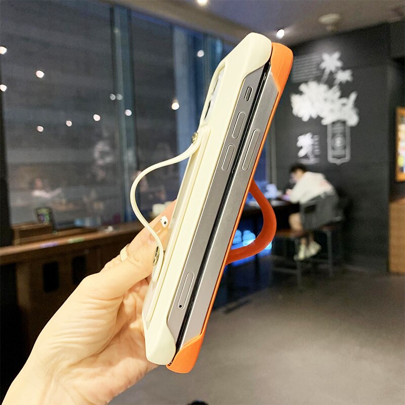 Stylish Hand Strap Holder Phone Case For iPhone