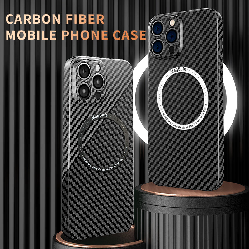 Carbon Fiber Magnetic Case For iPhone