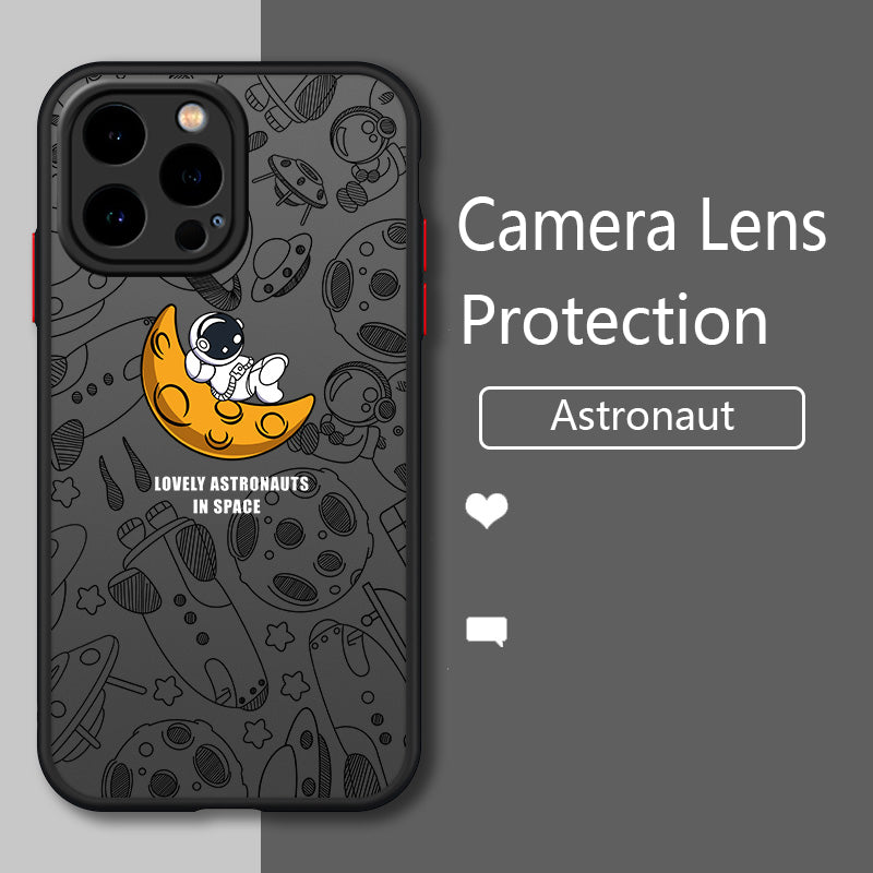 Cute Astronaut Matte Case For Samsung Galaxy