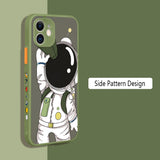Cute Astronaut Matte Case For Samsung Galaxy