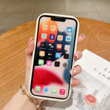 Oval Design Cute Smile Silicone Case for iPhone