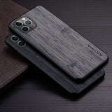 Bamboo Wood Pattern Leather Case for iPhone