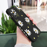 Daisy Flowers Silicone Case For Samsung Galaxy