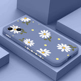 Daisy Flowers Silicone Case For iPhone