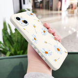 Daisies Flying Silicone Case For iPhone