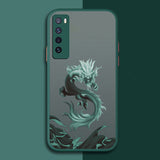 Dragon Pattern Translucent Matte Case for Samsung Galaxy