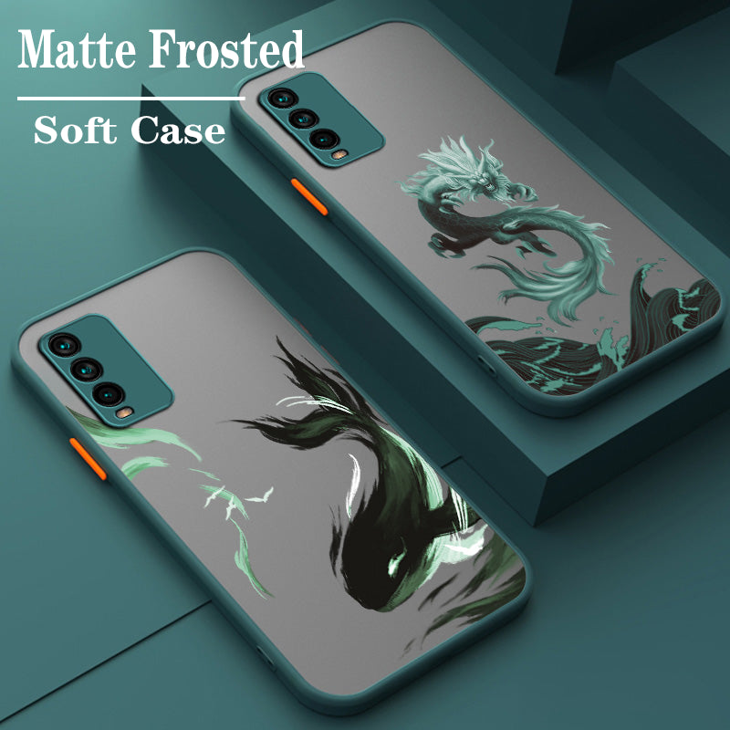 Dragon Pattern Translucent Matte Case for Xiaomi Redmi