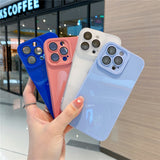 Camera Protection Silicone Case For iPhone