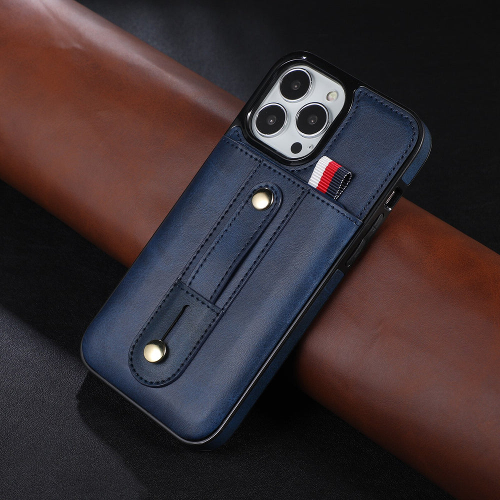 Vintage Card Slot Leather Case For iPhone