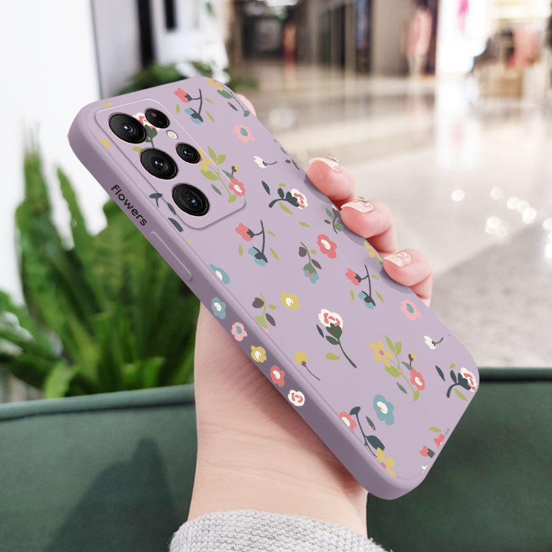 Tiny Flower Silicone Case For Samsung