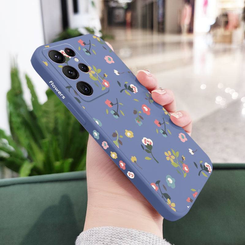 Tiny Flower Silicone Case For Samsung