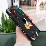 Flying Astronauts Silicone Case For Samsung Galaxy