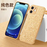 Soft Wood Heat Dissipation Slim Case for iPhone