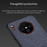 Cloth Pattern Back Case For Huawei.