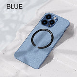 for Magsafe Weave Texture Silicone Case For iPhone