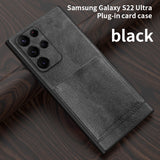 Slim Fit Leather Card Slots Case for Samsung