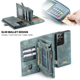 2 IN 1 Multifunction Wallet Leather Case For Samsung