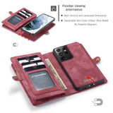 2 IN 1 Multifunction Wallet Leather Case For Samsung