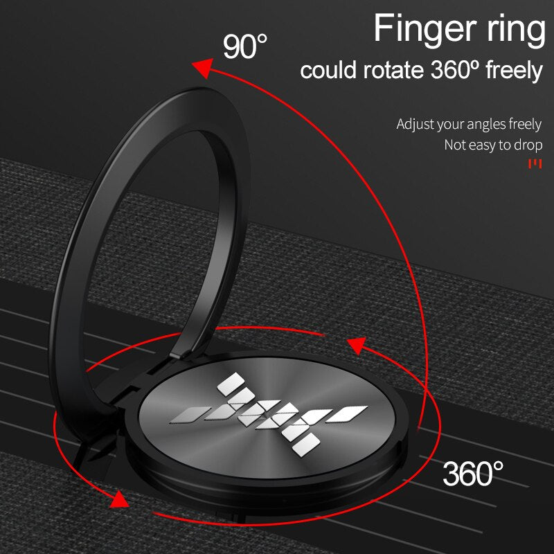 Silicone Frame Magnetic Ring Holder Case For Xiaomi.