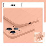 Liquid Silicone Full Cover Protective Case For iPhone