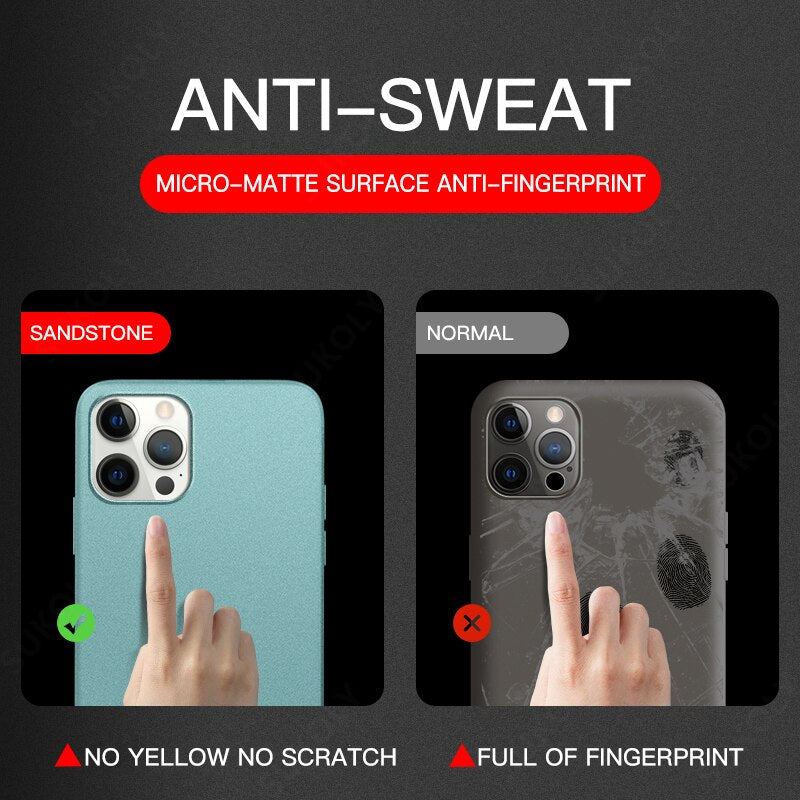 Sandstone Scrub Ultra-thin Soft Case For iPhone