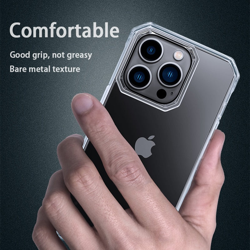 Shockproof Transparent Soft Case For iPhone