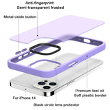 Ultra Thin Matte Transparent Case For iPhone