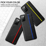Carbon Fiber Texture Leather Cover for Xiaomi.