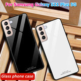 Painted Tempered Glass Case For Samsung Galaxy