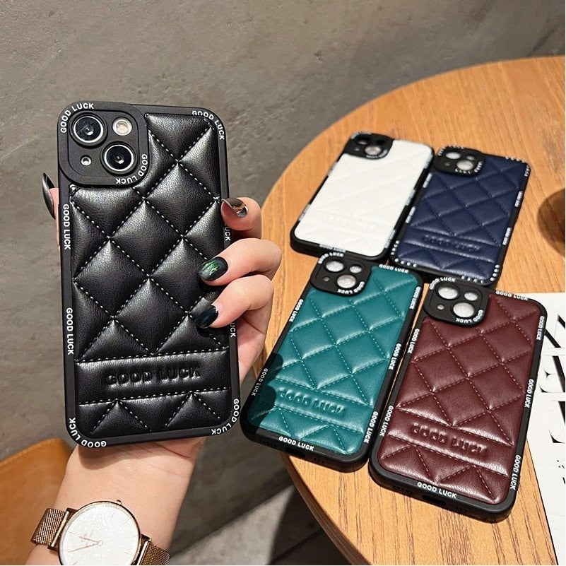 High Quality Geometry Soft Case For iPhone