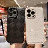 Leather Texture Shockproof Case For iPhone