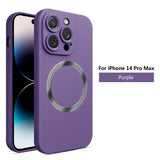 Silicone Matte Shockproof Case For iPhone