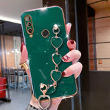 Luxury Heart Bracelet Holder Cases For Huawei