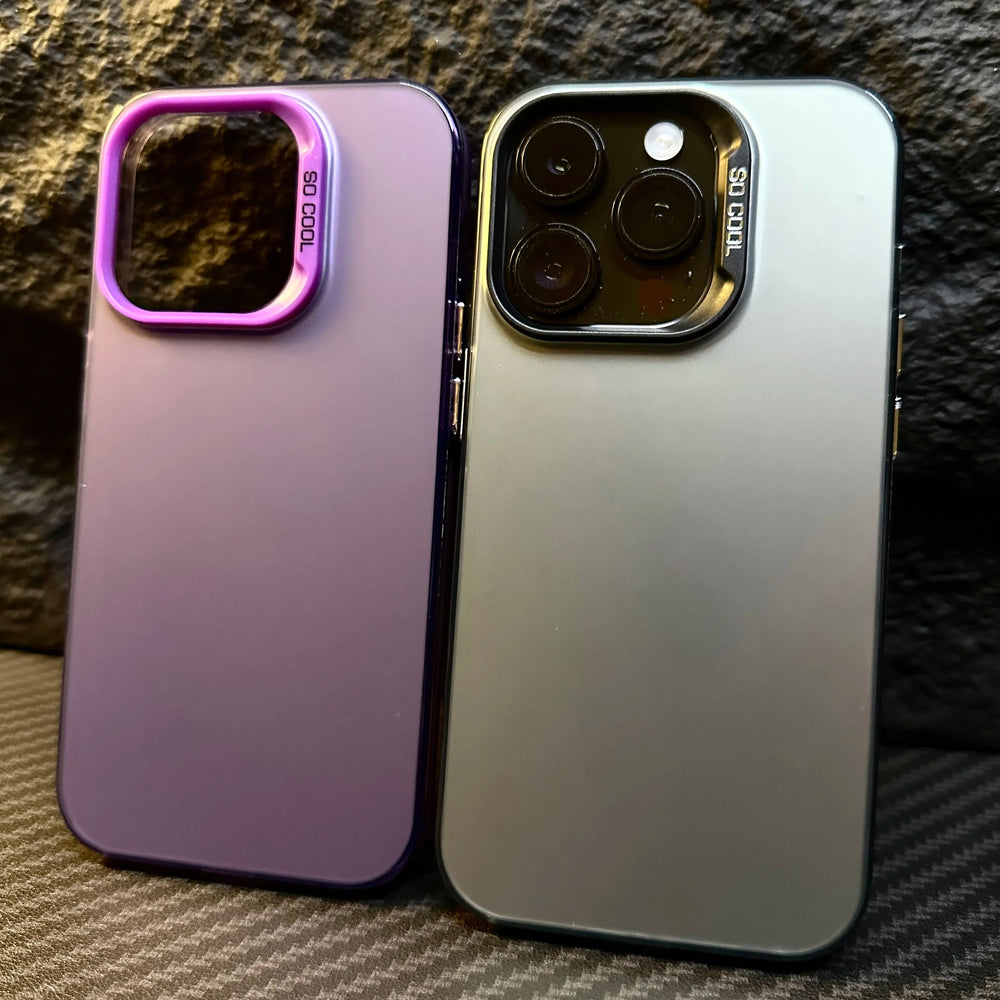 Laser Metallic Aurora Color Case For iPhone